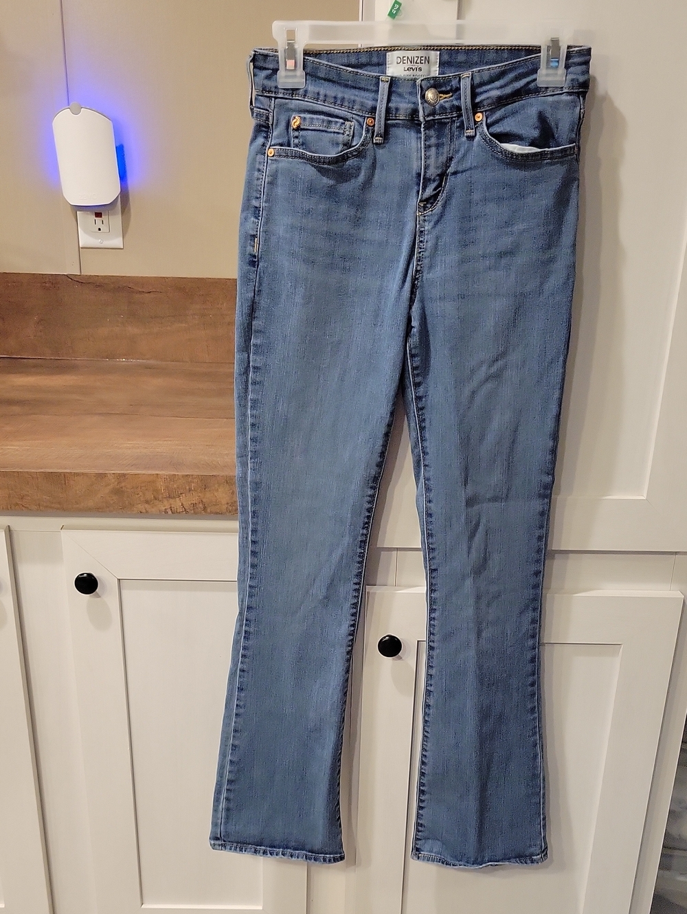 Womens Levi's Light Blue Flare Jeans